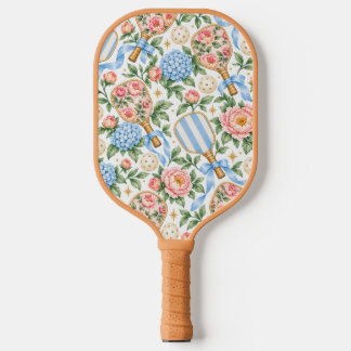 Raquette De Pickleball Pickleball Floral Bleu Prépa