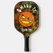 Raquette De Pickleball Pickleball Halloween Citrouille Smash It (Recto)