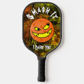 Raquette De Pickleball Pickleball Halloween Citrouille Smash It (Verso)