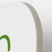 Raquette De Pickleball Pickleball Heart Green & White Paddle (Détail gauche)