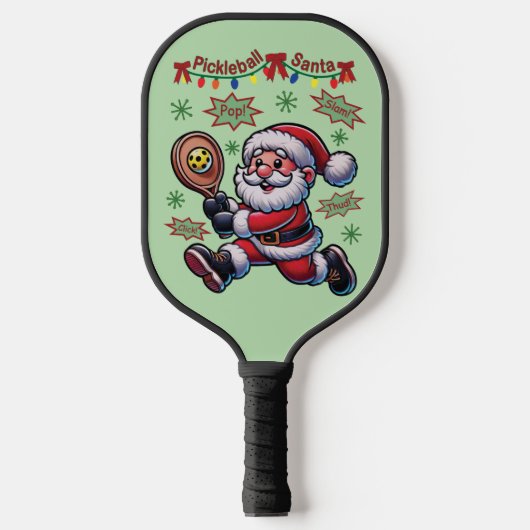 Raquette De Pickleball Pickleball Noël du Père Noël (Recto)