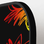 Raquette De Pickleball Pickleball Paddle arc-en-ciel ananas (Détail gauche)