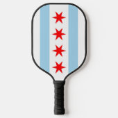 Raquette De Pickleball Pickleball Paddle avec drapeau de Chicago, USA (Recto)