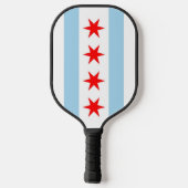 Raquette De Pickleball Pickleball Paddle avec drapeau de Chicago, USA (Verso)