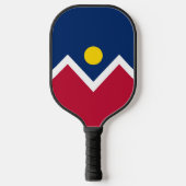 Raquette De Pickleball Pickleball Paddle avec drapeau de Denver, USA (Recto)