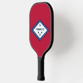 Raquette De Pickleball Pickleball Paddle avec drapeau de l'Arkansas, État (Gauche)