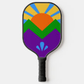 Raquette De Pickleball Pickleball Paddle avec drapeau de Manitou Springs (Recto)