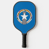 Raquette De Pickleball Pickleball Paddle avec drapeau de Mariana du Nord (Verso)