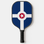 Raquette De Pickleball Pickleball Paddle avec drapeau d'Indianapolis, Éta (Recto)