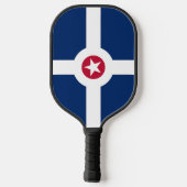 Raquette De Pickleball Pickleball Paddle avec drapeau d'Indianapolis, Éta (Verso)
