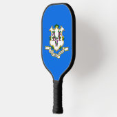 Raquette De Pickleball Pickleball Paddle avec drapeau du Connecticut, Éta (Gauche)