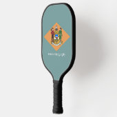 Raquette De Pickleball Pickleball Paddle avec drapeau du Delaware, USA (Gauche)