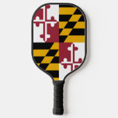 Raquette De Pickleball Pickleball Paddle avec drapeau du Maryland, USA (Verso)