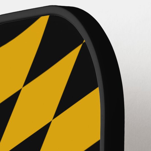 Raquette De Pickleball Pickleball Paddle avec drapeau du Maryland, USA (Détail gauche)