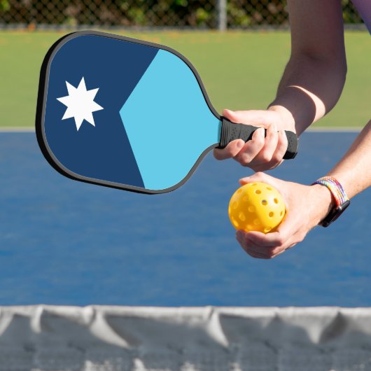 Raquette De Pickleball Pickleball Paddle avec drapeau du Minnesota, États (Insitu)