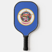 Raquette De Pickleball Pickleball Paddle avec drapeau du Minnesota, États (Verso)
