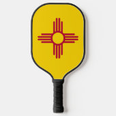 Raquette De Pickleball Pickleball Paddle avec drapeau du Nouveau-Mexique, (Recto)