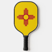Raquette De Pickleball Pickleball Paddle avec drapeau du Nouveau-Mexique, (Verso)