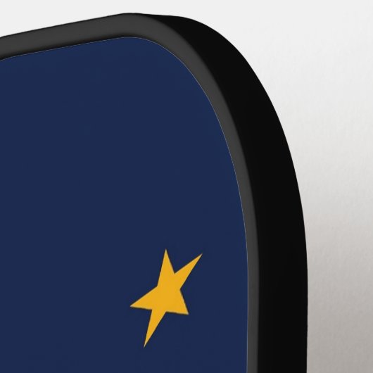 Raquette De Pickleball Pickleball Paddle avec le drapeau de l'Alaska, USA (Détail gauche)