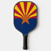 Raquette De Pickleball Pickleball Paddle avec le drapeau de l'Arizona, Ét (Verso)