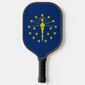 Raquette De Pickleball Pickleball Paddle avec le drapeau de l'Indiana, Ét (Verso)