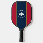 Raquette De Pickleball Pickleball Paddle avec le drapeau du Mississippi,  (Verso)