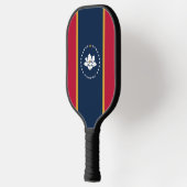Raquette De Pickleball Pickleball Paddle avec le drapeau du Mississippi,  (Gauche)