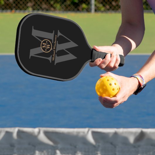 Raquette De Pickleball Pickleball Paddle avec Monogramme moderne (Insitu)