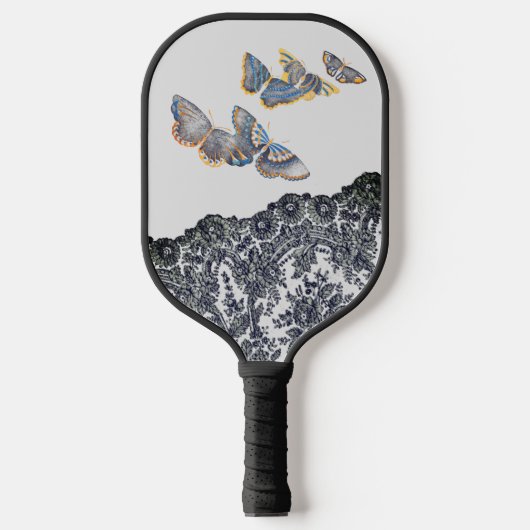 Raquette De Pickleball Pickleball Paddle COEUR LACE ET BUTTERFLIS (Recto)