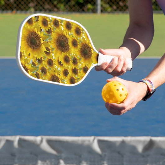 Raquette De Pickleball Pickleball Paddle Cute Floral Sunflower  (Insitu)