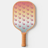 Raquette De Pickleball Pickleball Paddle Flamant rose Sunset Birds (Verso)