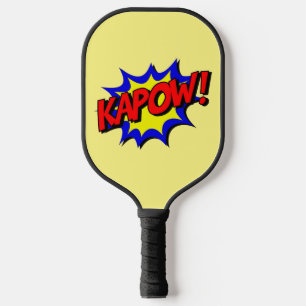 RAQUETTE DE PICKLEBALL PICKLEBALL PADDLE FUNNY COMIC BUBBLE KAPOW!