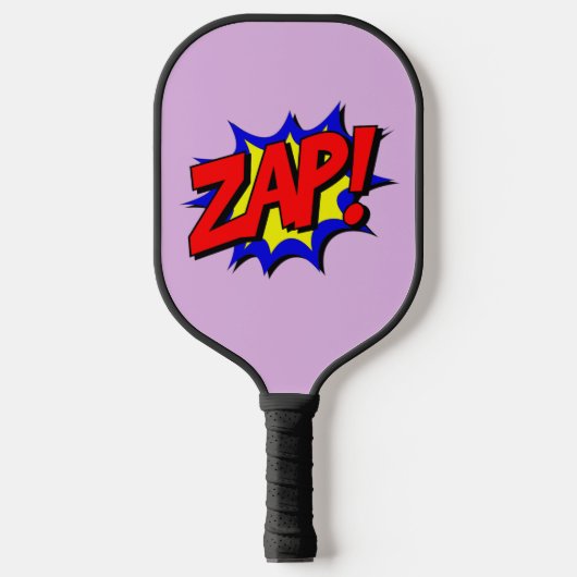 RAQUETTE DE PICKLEBALL PICKLEBALL PADDLE FUNNY COMIC BUBBLE ZAP! (Recto)