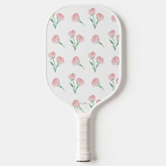 Raquette De Pickleball Pickleball Paddle in Peonies S'il vous plaît (Recto)