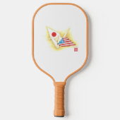Raquette De Pickleball Pickleball Paddle ~ Japan-U.S. Friendship (Verso)