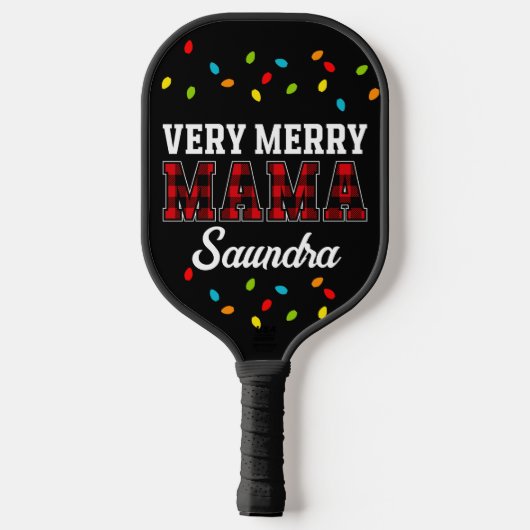 Raquette De Pickleball Pickleball Paddle Maman et Papa Noël Cadeau (Verso)