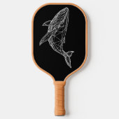 Raquette De Pickleball Pickleball Paddle Modern Geometric Whale (Recto)