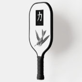 Raquette De Pickleball Pickleball Paddle PERSONNALISÉ INITIAL ET HUMMINGB (Gauche)