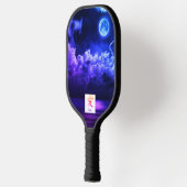 RAQUETTE DE PICKLEBALL PICKLEBALL PADDLE SKI DE NUIT AVEC LUNE ET TIGRE (Gauche)