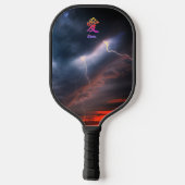 RAQUETTE DE PICKLEBALL PICKLEBALL PADDLE TIGER ET BUTTERFLIS (Verso)