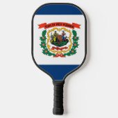 Raquette De Pickleball Pickleball Paddle, West Virginia flag (Verso)