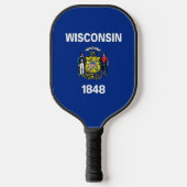 Raquette De Pickleball Pickleball Paddle, Wisconsin flag (Recto)