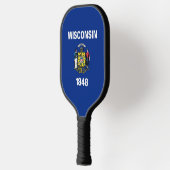 Raquette De Pickleball Pickleball Paddle, Wisconsin flag (Gauche)