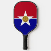 Raquette De Pickleball Pickleball Paddle with flag of Dallas, USA (Verso)