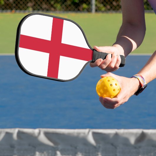 Raquette De Pickleball Pickleball Paddle with flag of England (Insitu)
