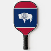 Raquette De Pickleball Pickleball Paddle, Wyoming flag (Recto)