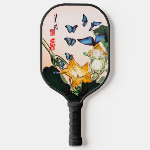 RAQUETTE DE PICKLEBALL PICKLEBALL PADDLES BUTTERFLIES FLEURS JAPONAISES