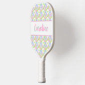 Raquette De Pickleball Pickleball Paddles de Jacquard d'aquarelle Preppy (Gauche)