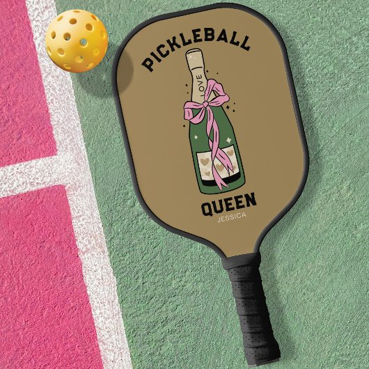 Raquette De Pickleball Pickleball Party Queen Nom personnalisé Paddle