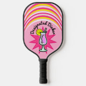 Raquette De Pickleball Pickleball personnalisé Dinker désigné rose (Recto)